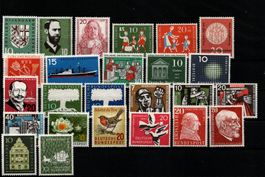 Allemagne 1957 année complète neufs