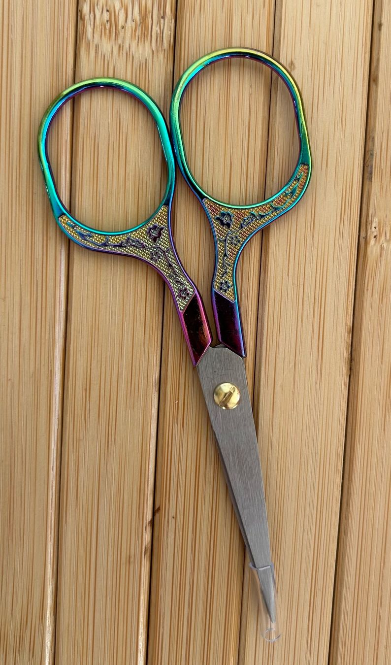 Tutti gli attrezzi: Schere / Bastelschere Retro Style, neu – Nuovo e nell'imballaggio originale da Geneve venduto da vane267