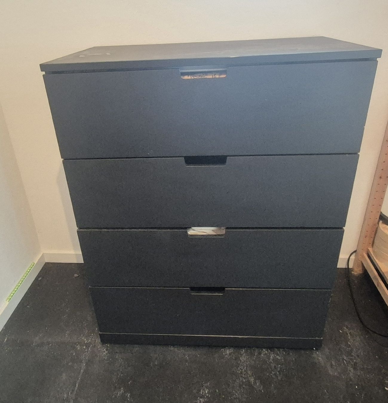 Cassettiere: NORDLI Kommode mit 3 Schubladen, anthrazit – Usato da Baden venduto da midewe 2