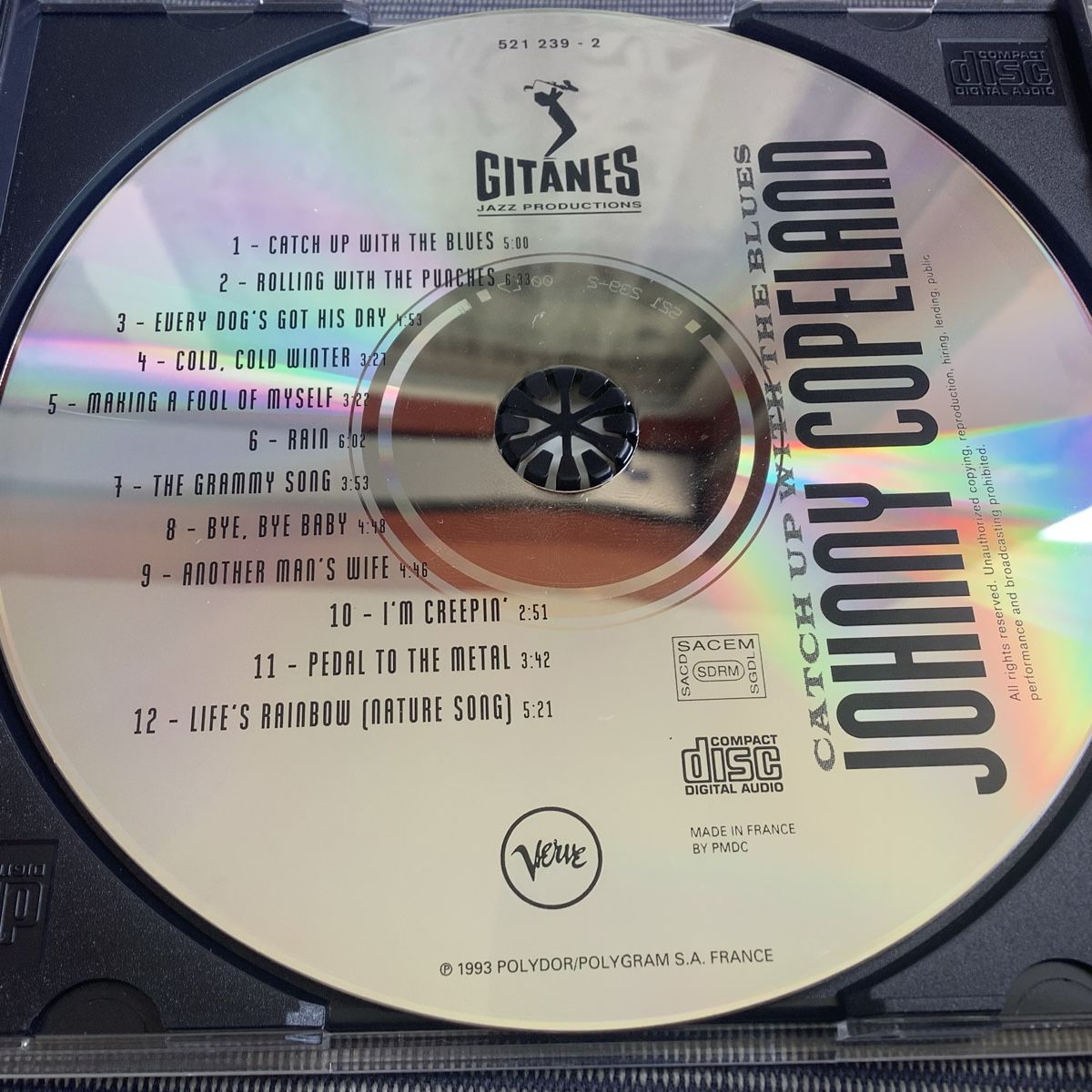 CD: Johnny Copeland - Catch Up With The Blues CD – Usato da herzogenbuchsee venduto da HIFIANER 3
