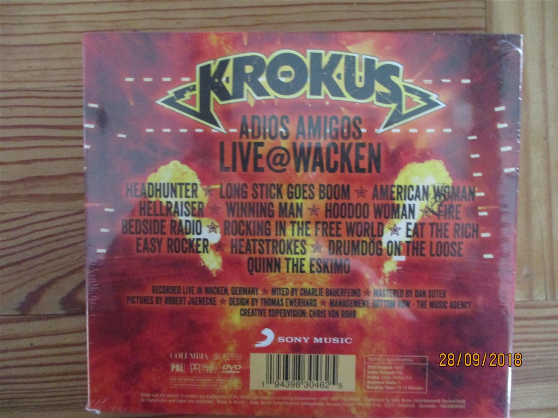 CD: Krokus - Adios Amigos – Nuovo e nell'imballaggio originale da Liestal venduto da Disc-Point 1