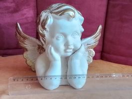 Deko Engel Puty Shabby Chic Deko Weihnachten Winter Gold