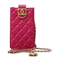 Chanel Phone Holder Chain Bag