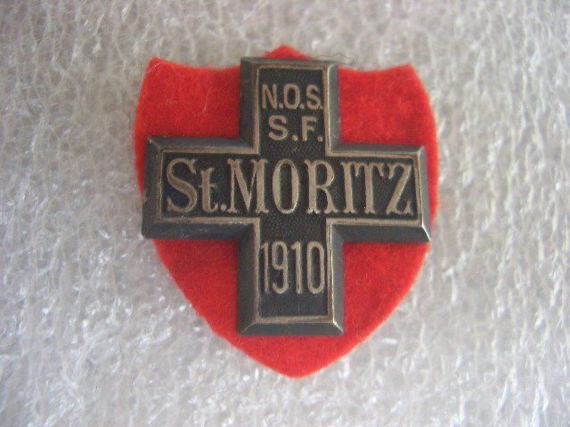 Plaquettes & Badges: N.O.S.S.F. St. MORITZ 1910 – D'occasion à Thürnen par Chluuri