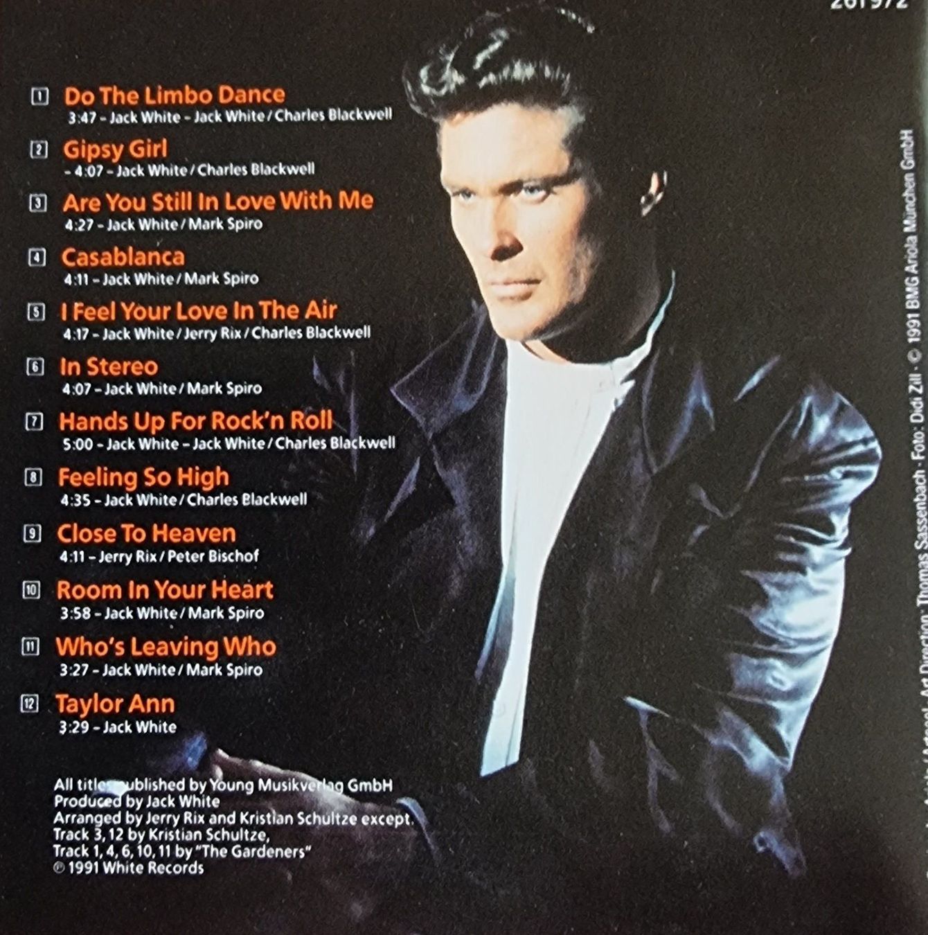 CD: DAVID HASSELHOFF - DAVID - CD – Usato da Greifensee venduto da scharmant 1