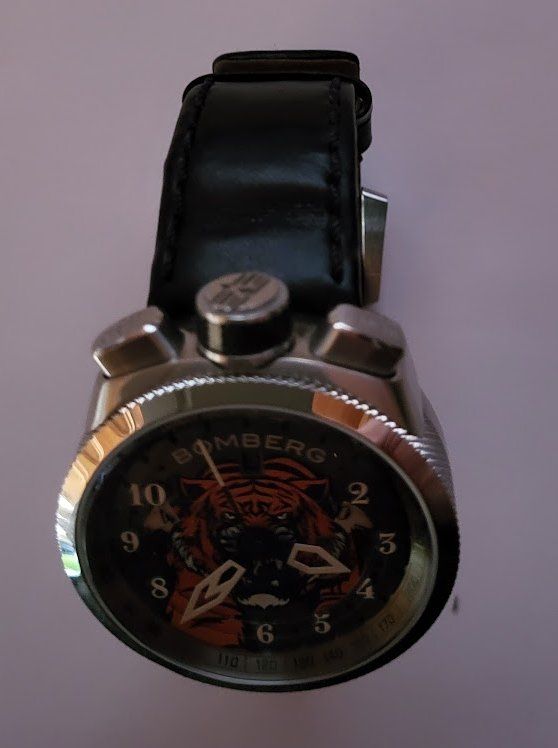 Bomberg Orologi: Bomberg Heritage Tiger Chronograph – Usato da Selkingen venduto da Eishase 3
