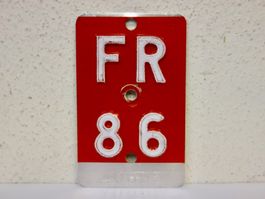 FR 86 VELONUMMER - FAHRRADSCHILD