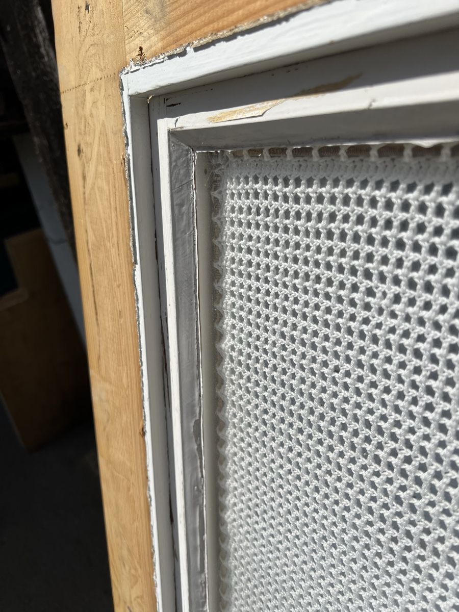 Finestre: Altes Fenster mit integriertem gehäkel – Usato da Linden venduto da Bambs04 2