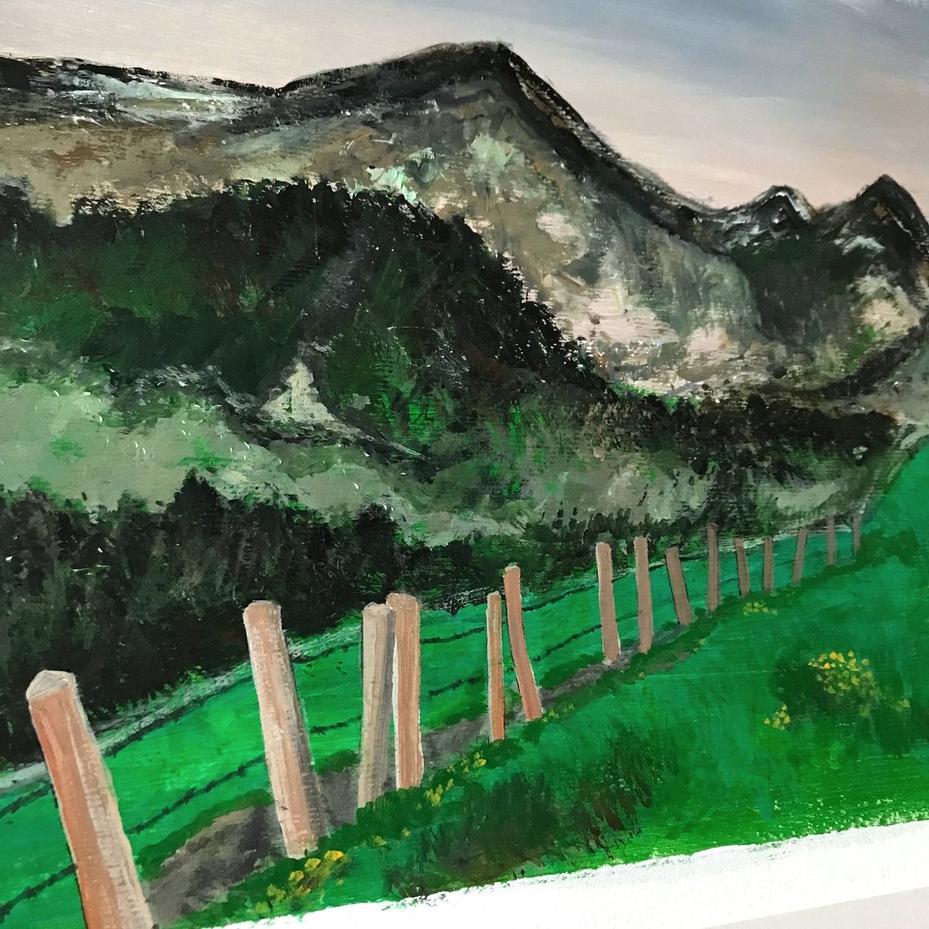 Dipinti: Eigenthal Berge Moderne Kunst Acryl Impressionismus Bammert – Nuovo (secondo la descrizione) da St. Niklausen LU venduto da Stefan_Bammert_Art 1
