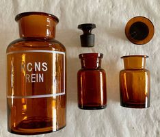 Flacon de pharmacie, laboratoire