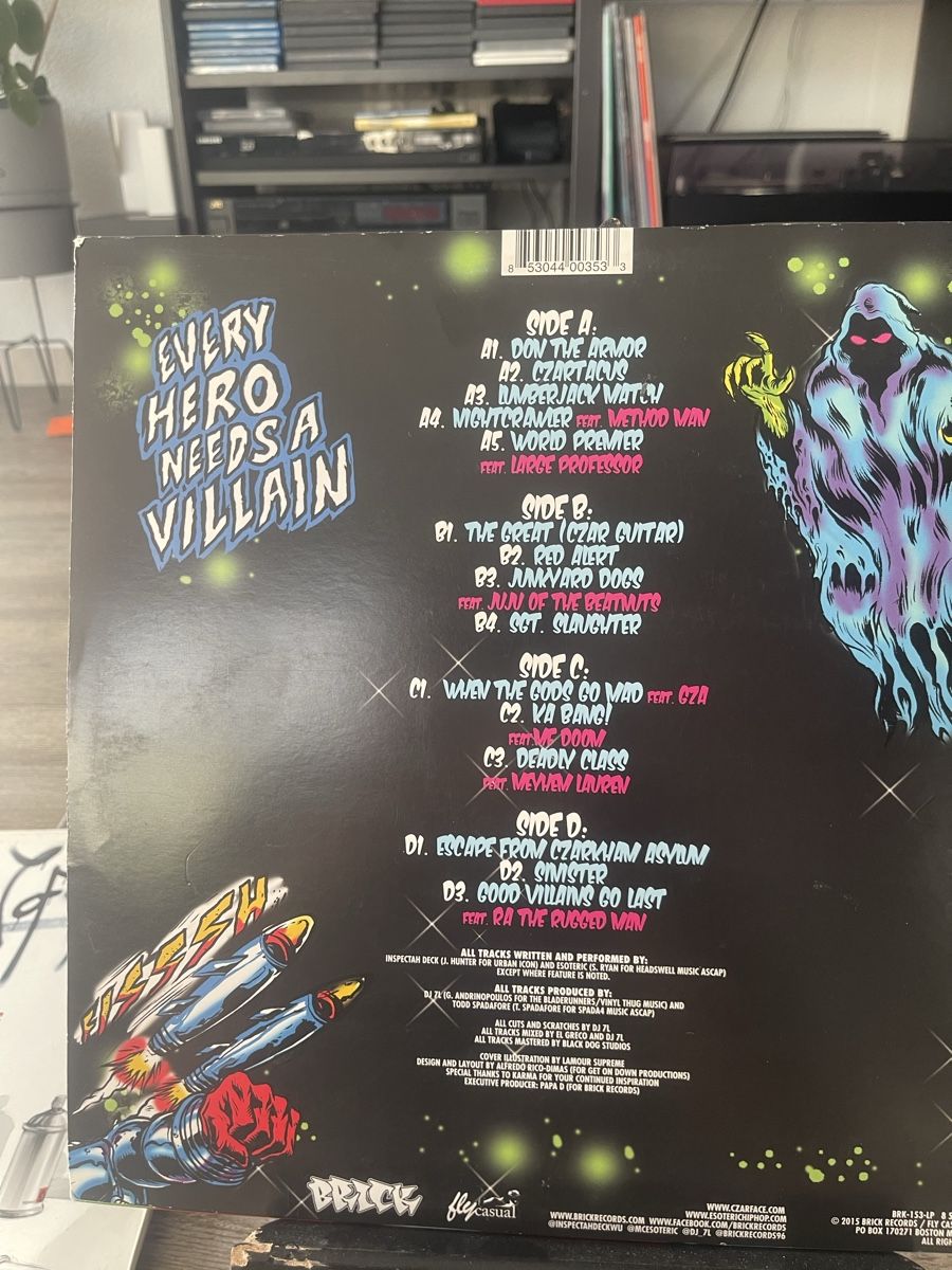 Dischi in vinile: Czarface / Every Hero Needs a Villain  – Nuovo (secondo la descrizione) da Dagmersellen venduto da stonefinger 2