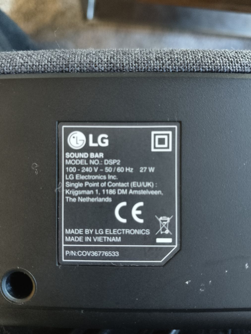 LG Home Cinema: LG Soundbar DSP2 – Usato da Rafz venduto da ohmgnohm2 1