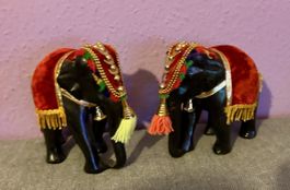 Éléphants décoratifs d'Inde en bois! 🐘