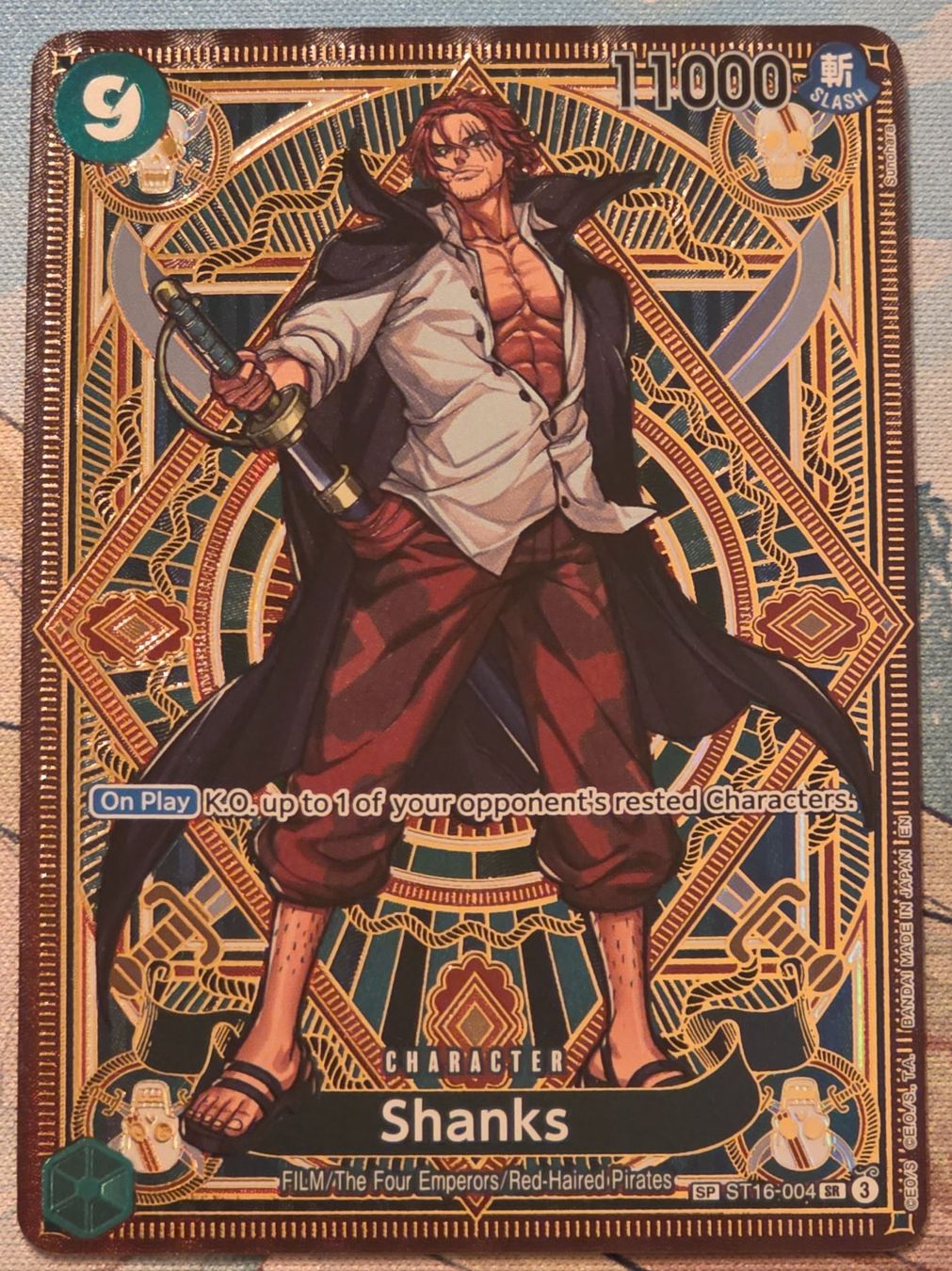 Bandai Carte collezionabili: One Piece Card Game Shanks ST16-004 SP – Usato da Winterthur venduto da nadineM97