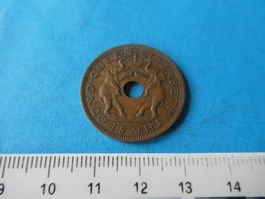 Rhodesia and Nyassaland 1963, 1 Penny - Elefantenmotiv