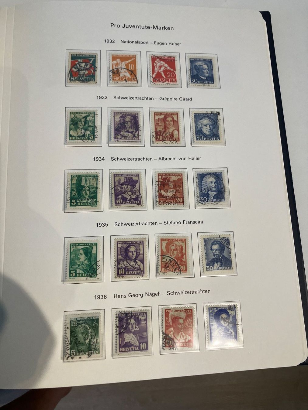 Tous les timbres: Pro Juventute 1912 - 1974 /bitte lesen – D'occasion à Baar par Ramona10 4