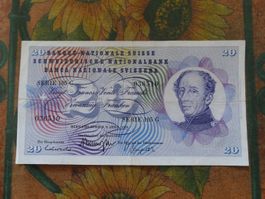 SUISSE  20  Francs  1976  (6510)  Billet