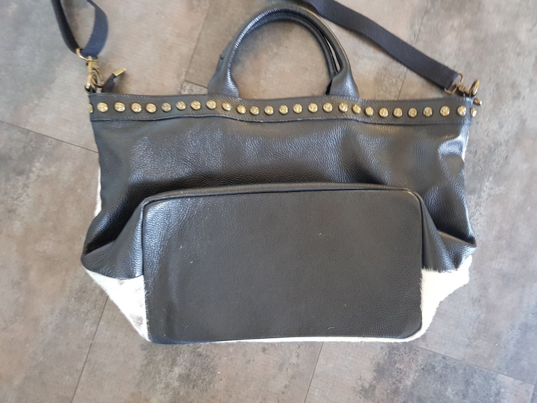 Taschen für Damen: Shopper aus Leder und echt Fell Tasche – Gebraucht aus Wohlen AG von Colina 6