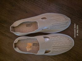 Lässige Damen Slip-On Walking Schuhe Gr: 43