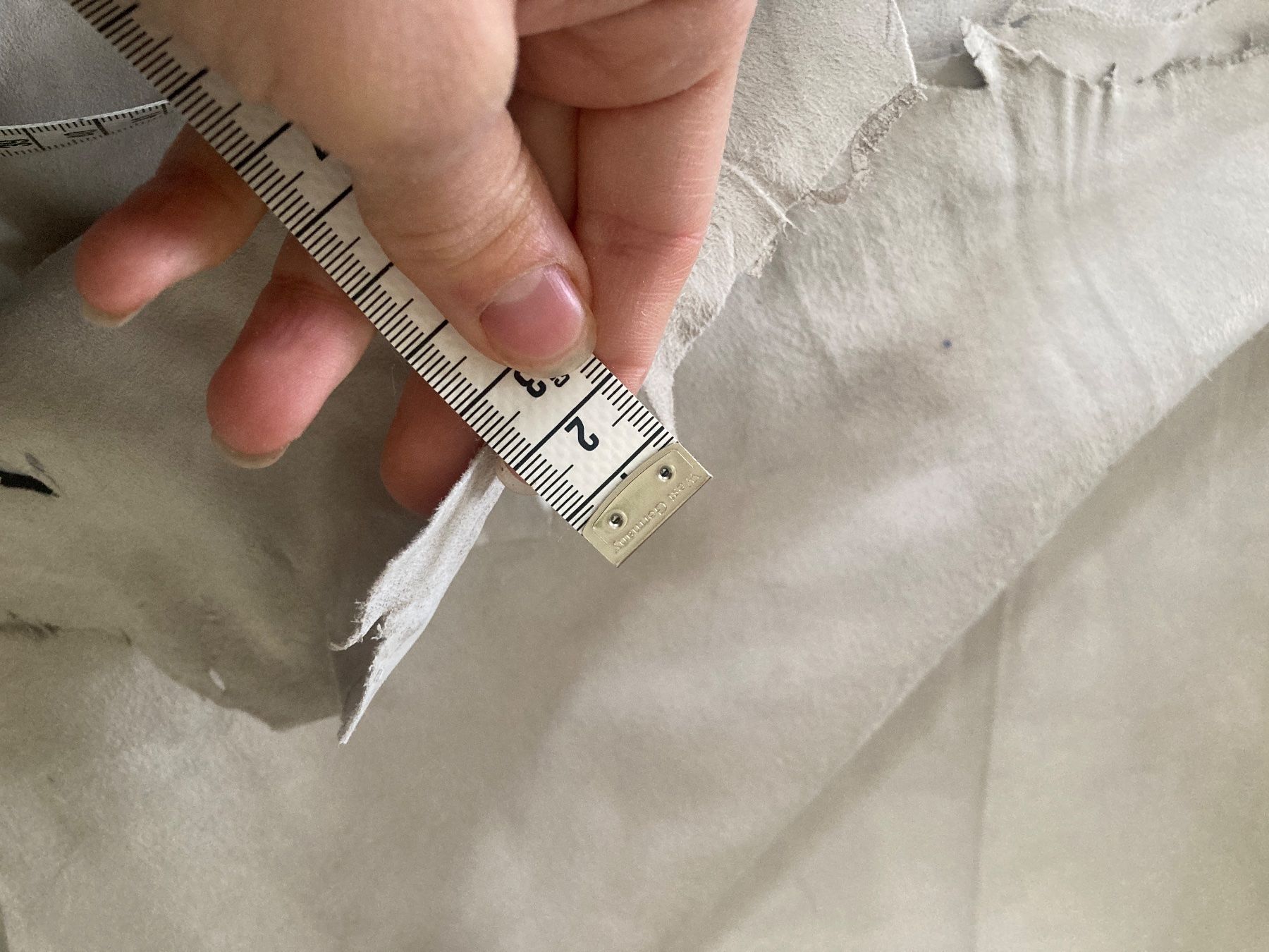 Tessuti: 10 grosse Ziegenleder Stücke – Nuovo (secondo la descrizione) da Herisau venduto da Sifgana 4