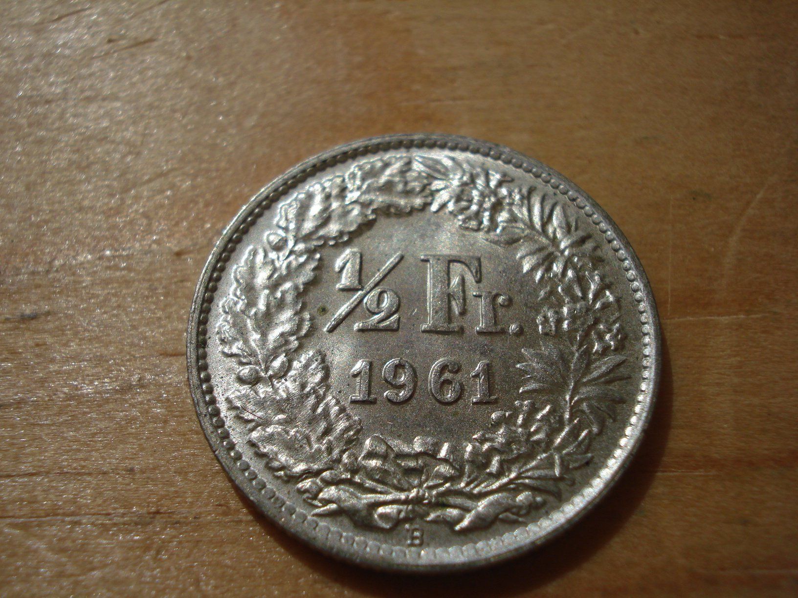 Tutti le monete: (D2) 1/2 Franken 1961 UNZ-STGL – Usato da Erlach venduto da Net-Coins