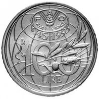 100 Lire Gedenkmünze Italien - 1995