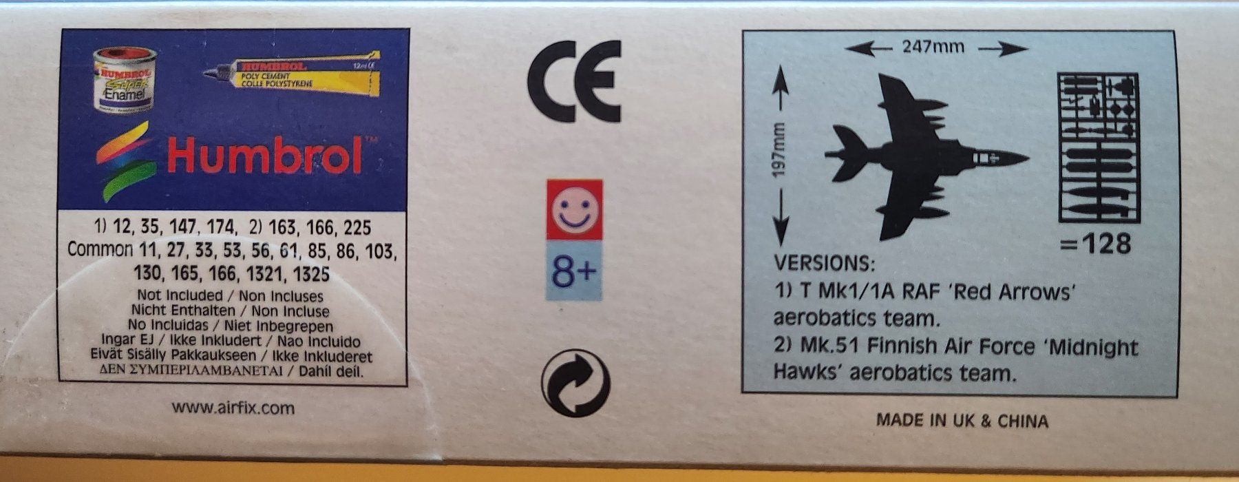 Airfix Kit di modellismo & Modellini statici: AIRFIX 05111 RED ARROWS HAWK PLASTIKBAUSATZ 1:48 NOS – Nuovo e nell'imballaggio originale da Adelboden venduto da Xelos1 1