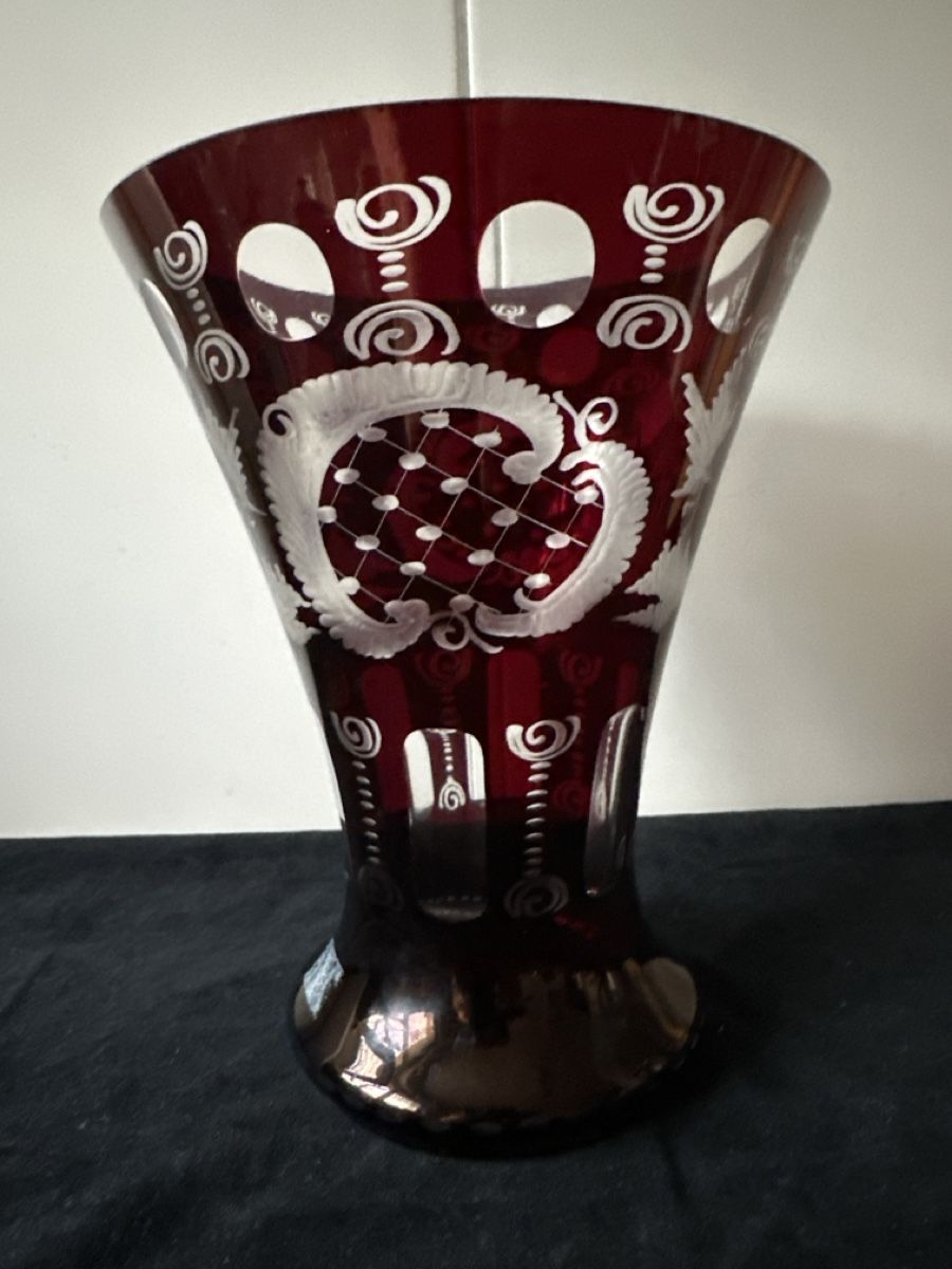 Vasi & Recipienti: Kristall- Vase,  Boemia Glass – Usato da Zürich venduto da Chaeffeler