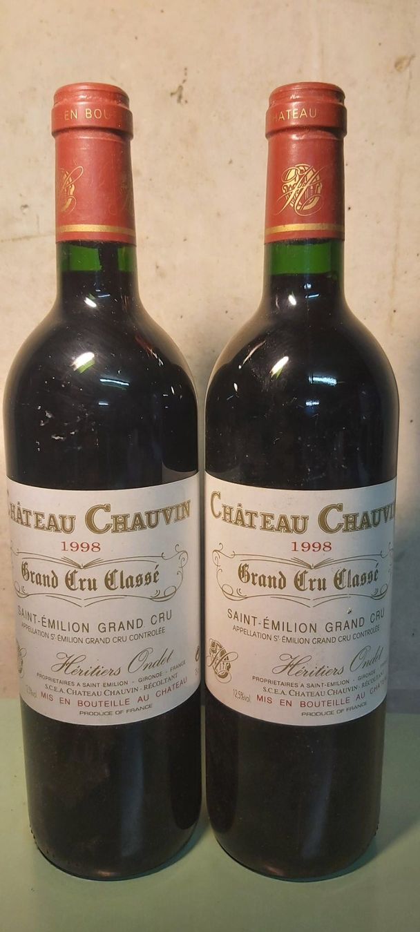 Vino: 2 Flaschen Chateau Chauvin 1998 – Nuovo (secondo la descrizione) da Uffikon venduto da Betterwo