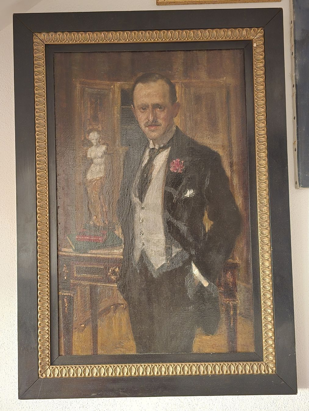 Dipinti: Antike Painting signed 1919 – Usato da Bern venduto da Mr.Garcia300
