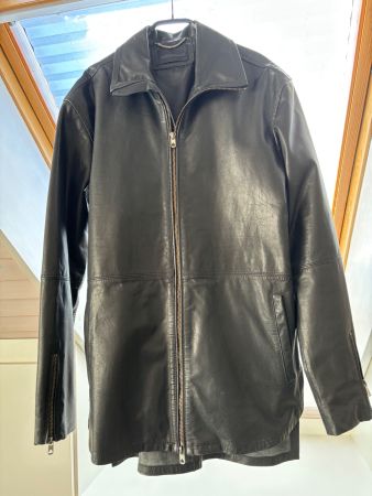Diesel Black Gold Lederjacke Schwarz, Grösse 44 Top!