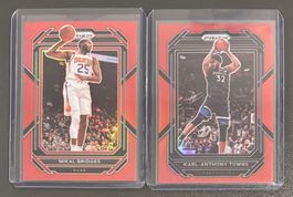 NBA Towns Bridges 2022-23 Prizm Numbered Red /299 Knicks