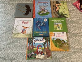 Kinderbücher Set 8 diverse Titel gebunden guter Zustand