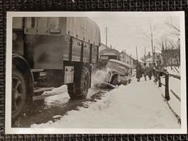 Altes Photo / Unfall mit Automobil Ausgabe ca. 1930