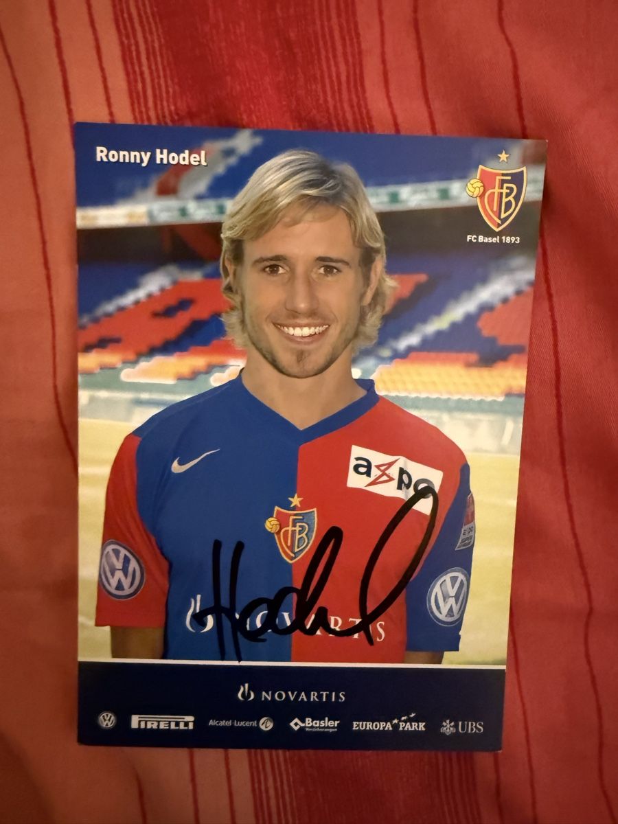 Autografi: FC Basel 1893 Ronny Hodel signiertes Bild – Usato da Rüschlikon venduto da Andi_2000