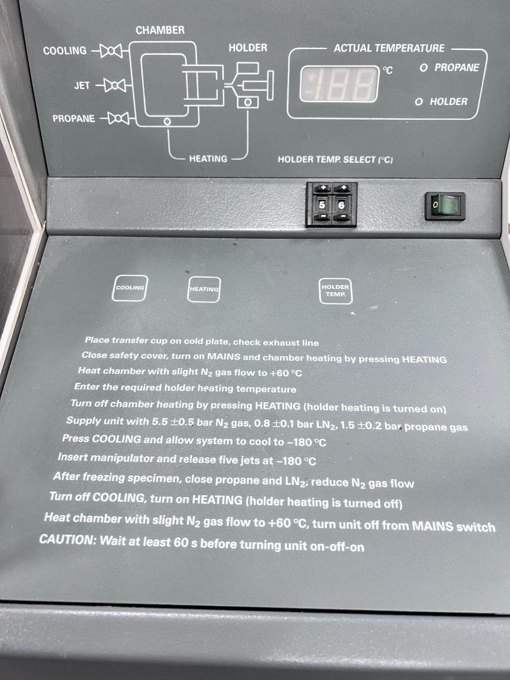 Laborzubehör: Balzers Bal-Tec/Leica JFD 030 Jet Freeze Device – Gebraucht aus Niederdorf von LeptonAG_Labor 3