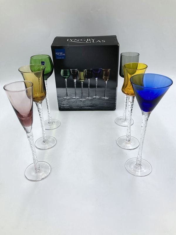 Gläser: LYNGBY GLAS |  Schnapsgläser | 6Stück | Multicolor – Neu (gemäss Beschreibung) aus Wittenbach von Restwert_St-Gallen 7