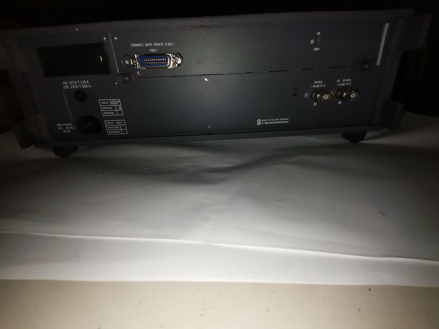 Misurare: Signal Generator Wandel & Goltermann PSS-19 – Difettoso da Kleindöttingen venduto da Katze99 4