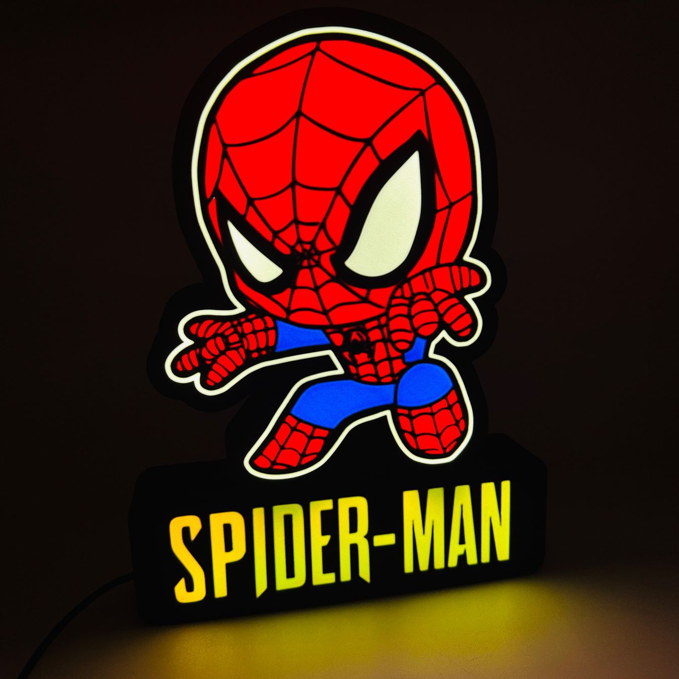 Lampade: Lightbox lampe led SPIDER MAN RGB – Nuovo (secondo la descrizione) da Vicques venduto da PAMB3D 3