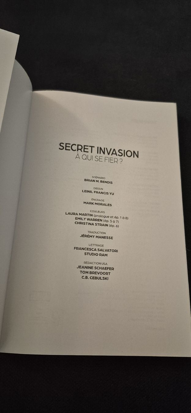 Comics: SECRET INVASION MARVEL COMICS BD RÉCIT COMPLET FRANÇAIS  – Gebraucht aus Grand-Lancy von luc111 3