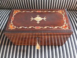 B0105 Antike "Boîte à thé" Boulle Napoléon III ~1870