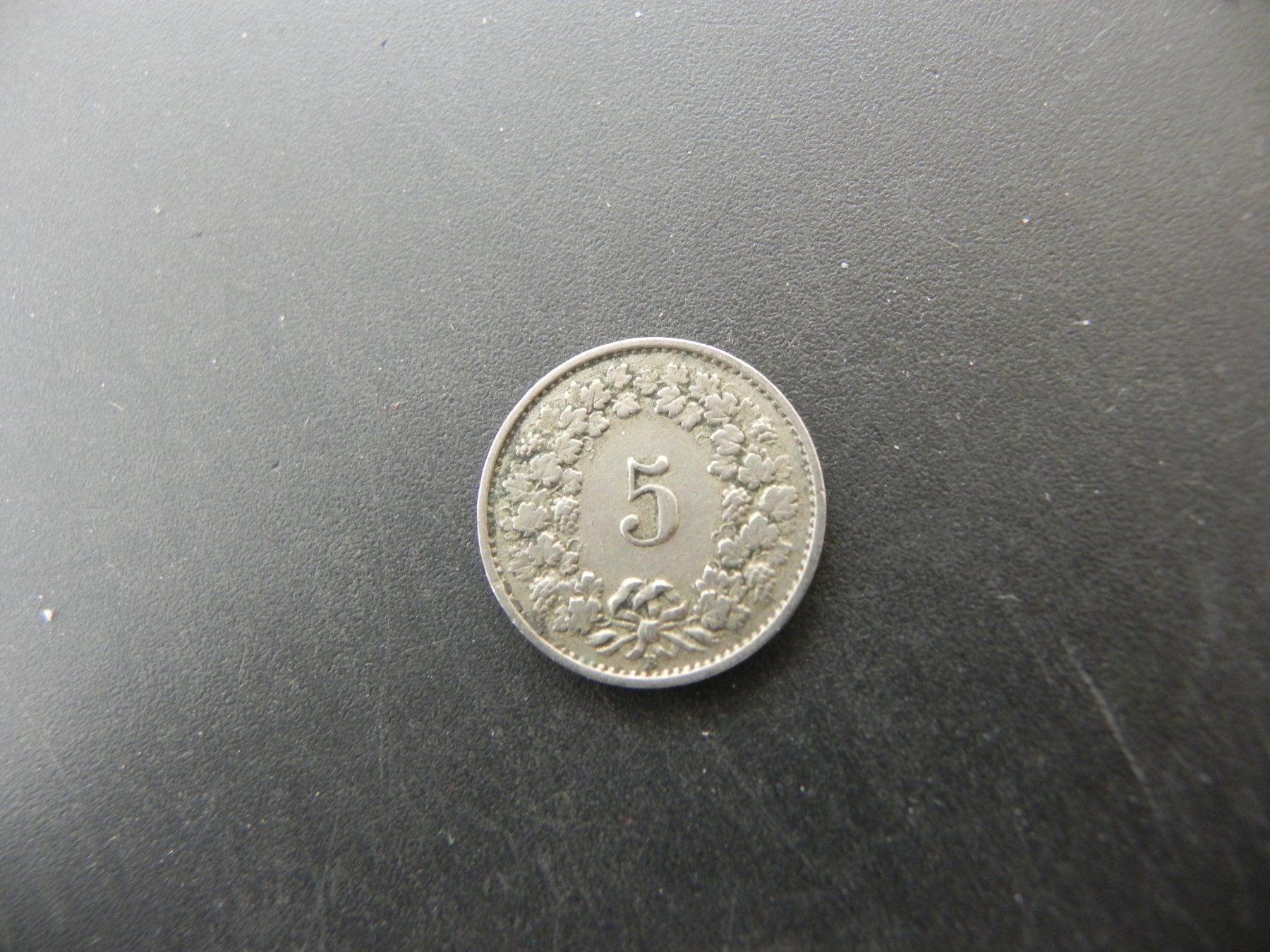 Toutes les monnaies: Schweiz 5 Rappen 1922 B – D'occasion à Biel/Bienne par Gogolozi 1