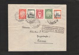 Flugpost Vatikan - Luzern , gelaufen 13.7.1933
