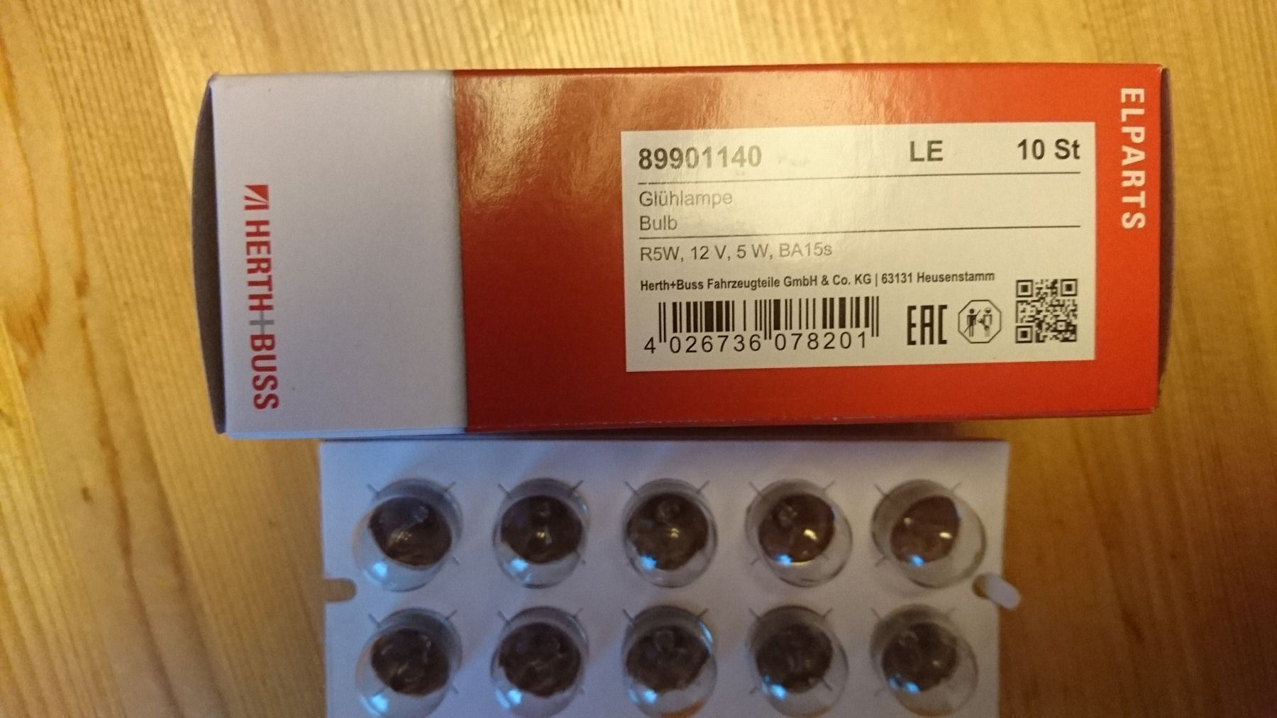 Tutti pezzi di ricambio auto: R5W 12V 5W 10er Pack – Nuovo e nell'imballaggio originale da Münchwilen TG venduto da Gandalf126
