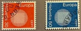 Europa 1970 gestempelt