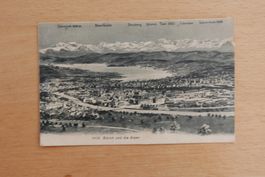 A.K.  Zürich und die Alpen  1906