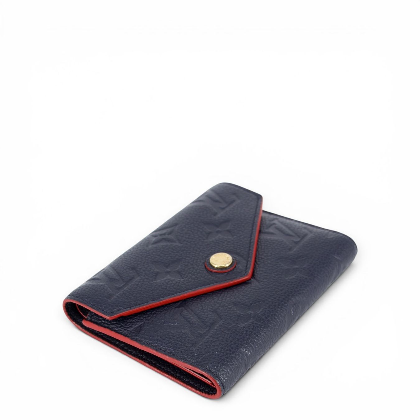 Louis Vuitton Portamonete: Louis Vuitton Victorine empreinte Infini – Usato da Binningen venduto da Designerlabels 4