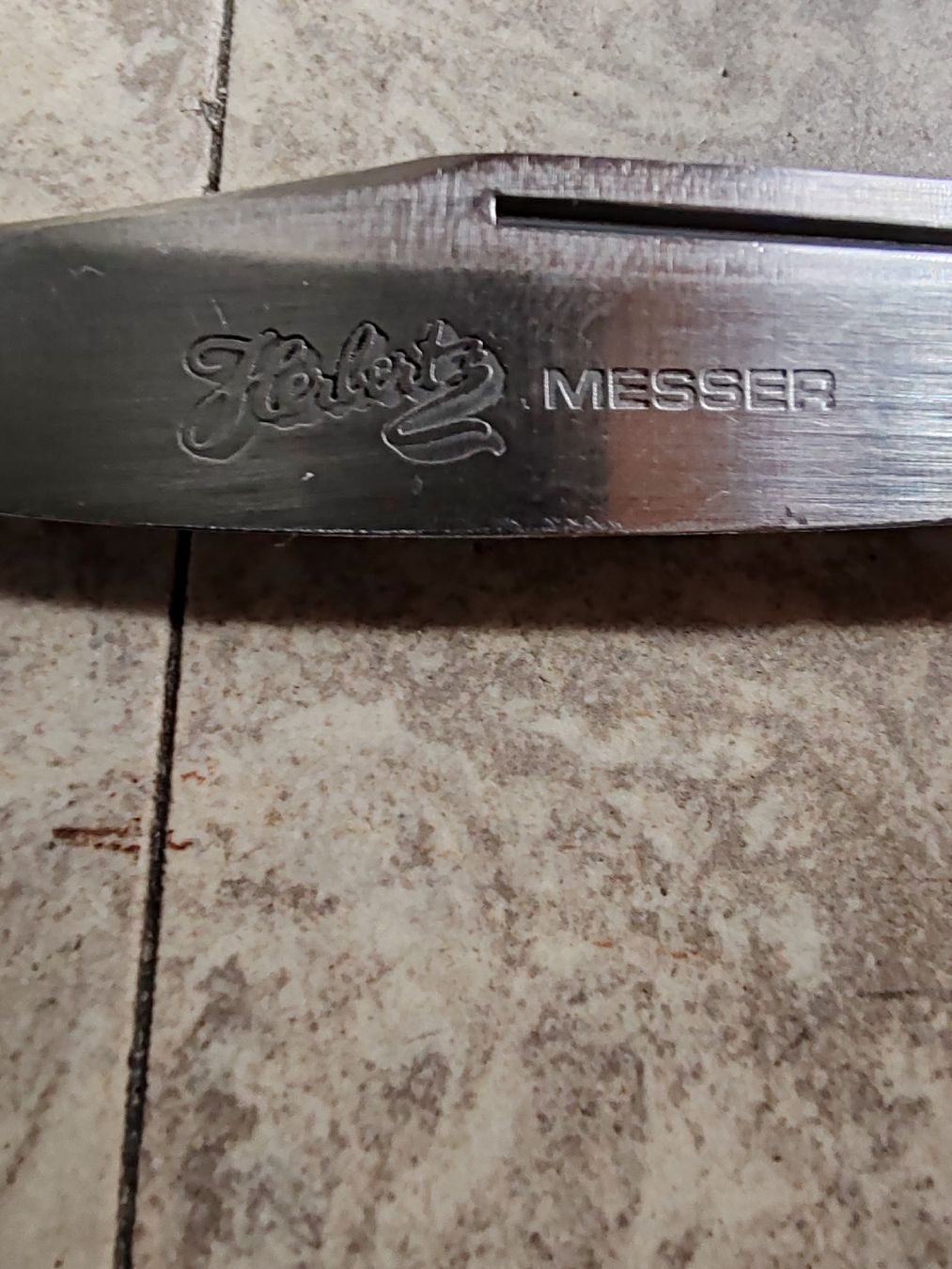 Herbertz Coltelli tascabile: Herbertz Messer mit Lederscheide C.Jul. Herbertz Rostfrei 44 – Usato da Wila venduto da neu_s8qs 1