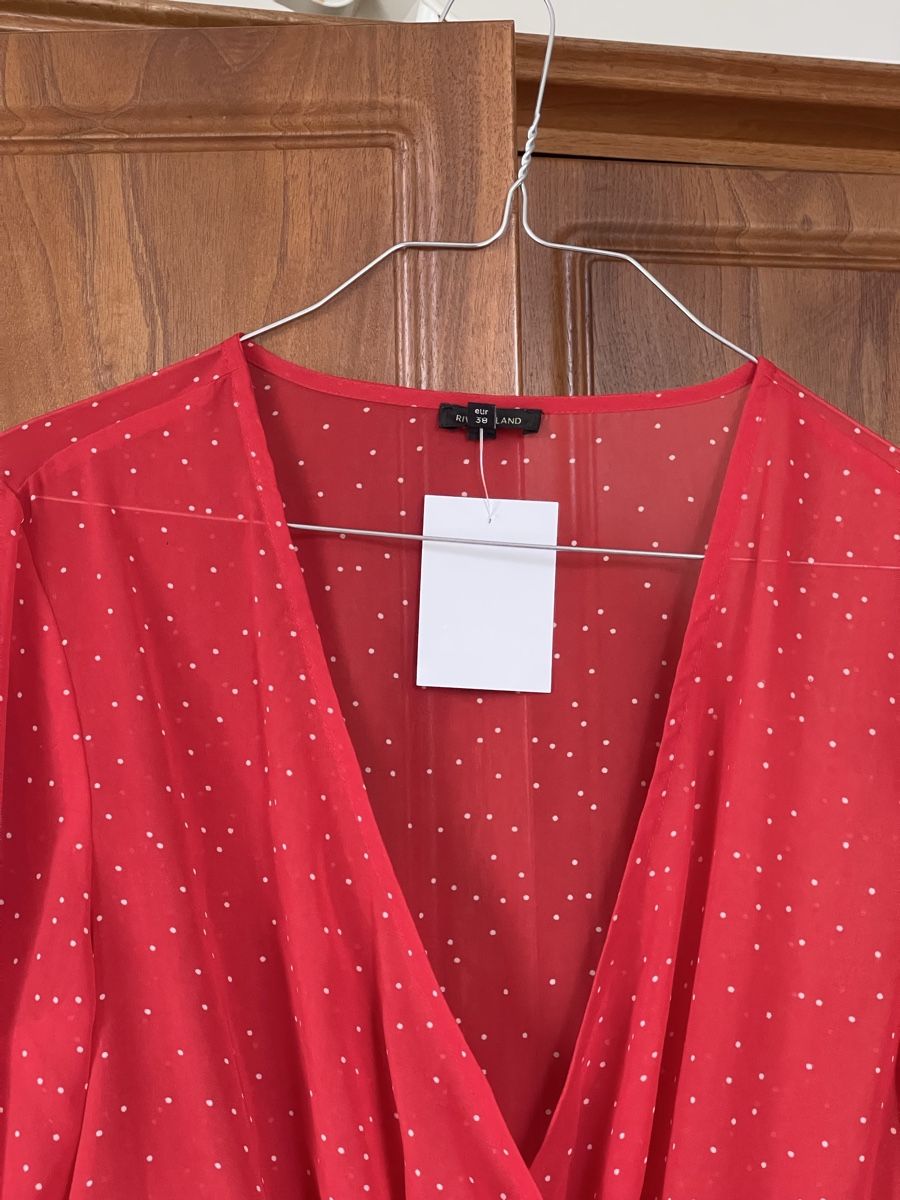 Camicette: Red Polka Dot Blouse – Usato da Zürich venduto da hsi_tl5c 2