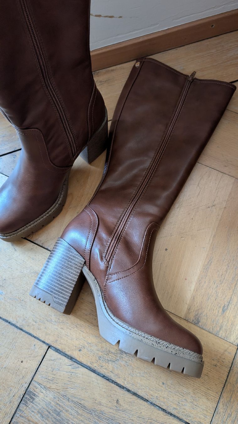 Anna Field Scarpe da donna: Plateaustiefel - cognac - Anna Field Gr. 39 – Nuovo (secondo la descrizione) da Zürich venduto da adormideras 1